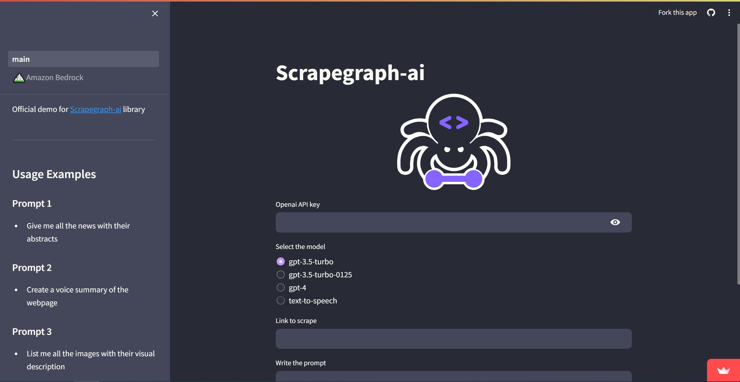 ScrapeGraphAI   一个基于 AI 的网页爬虫工具包-IT宝哥