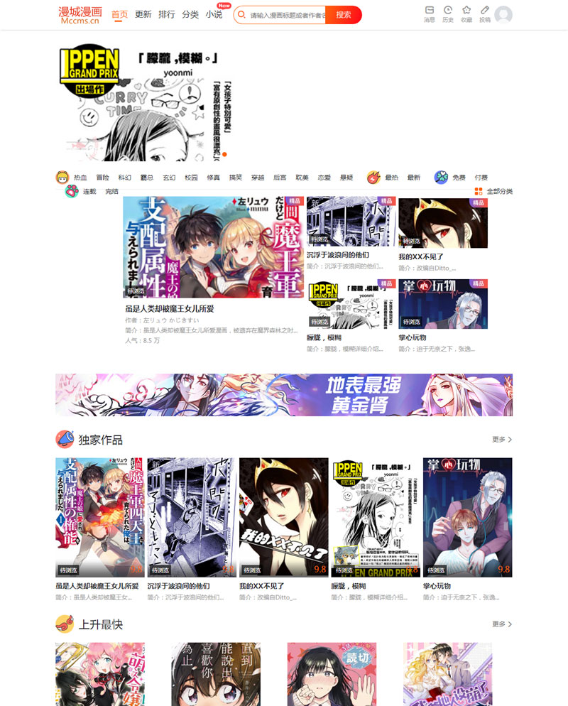 PHP漫画小说二合一CMS网站系统源码+内置采集火车头接口带充值和会员功能-IT宝哥